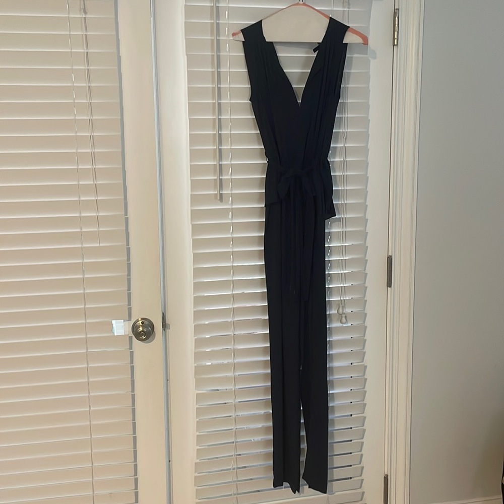 Navy Blue long Romper